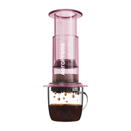 Cafetera Aeropress Clear Pink