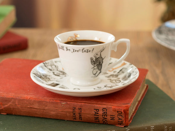 Taza Y Plato Alicia En El País De Las Maravillas