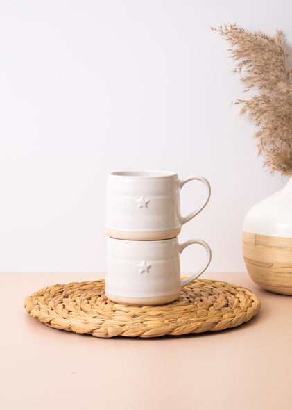 Set 2 Tazas Farmhouse Star 380ml