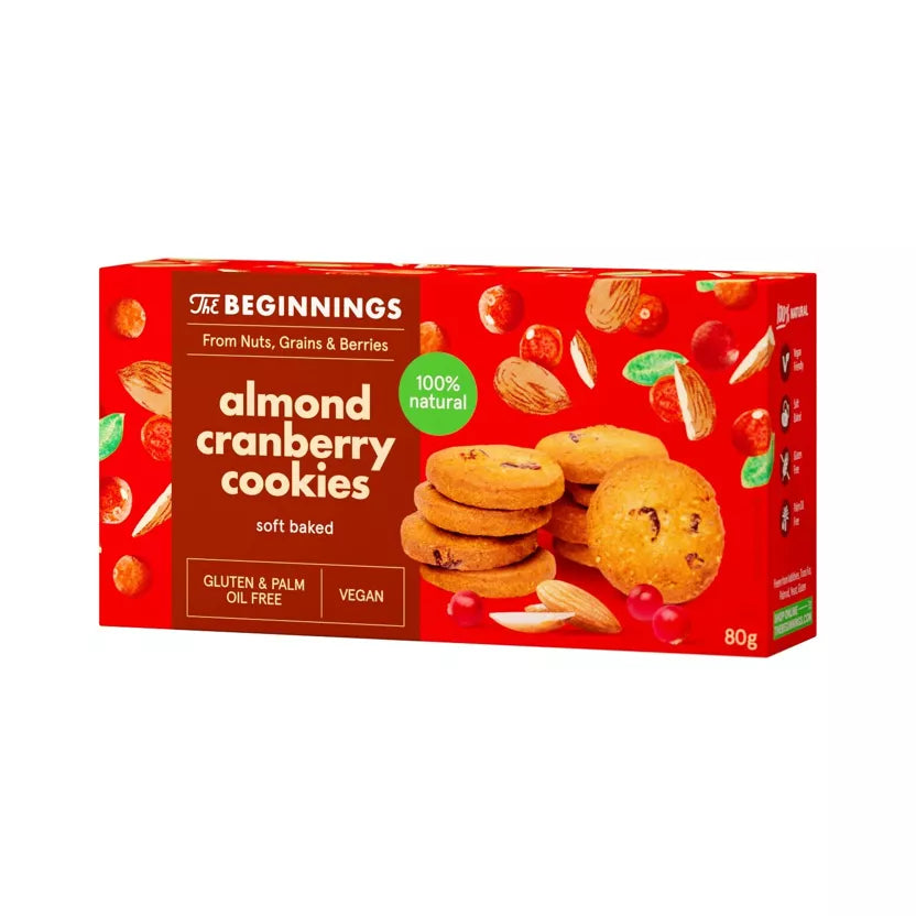 Galletas Sin Gluten y Veganas de Almendras y Arándanos
