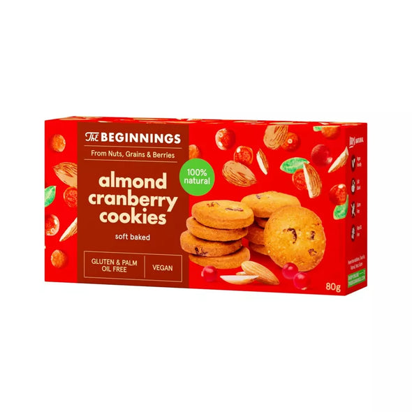 Galletas Sin Gluten y Veganas de Almendras y Arándanos