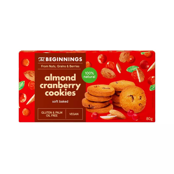 Galletas Sin Gluten y Veganas de Almendras y Arándanos
