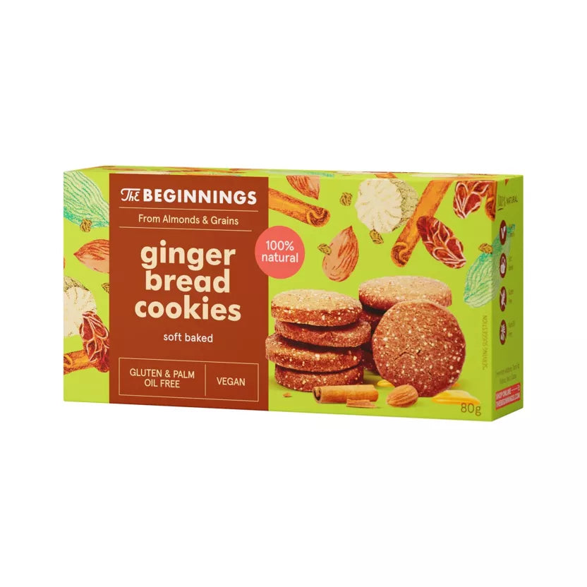 Galletas Sin Gluten y Veganas de Jengibre y Almendras