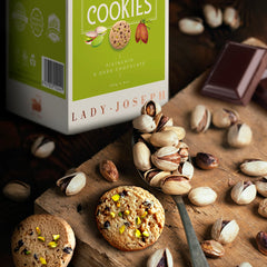 Cookies de Chocolate Negro y Pistacho Lady Joseph