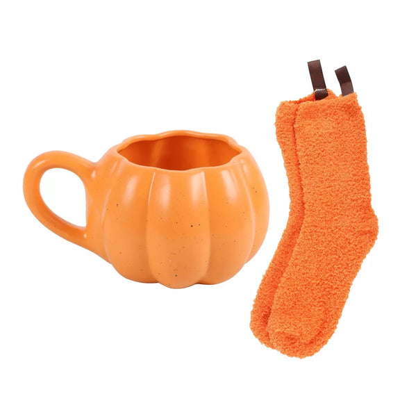Taza Calabaza con Calcetines 480ml