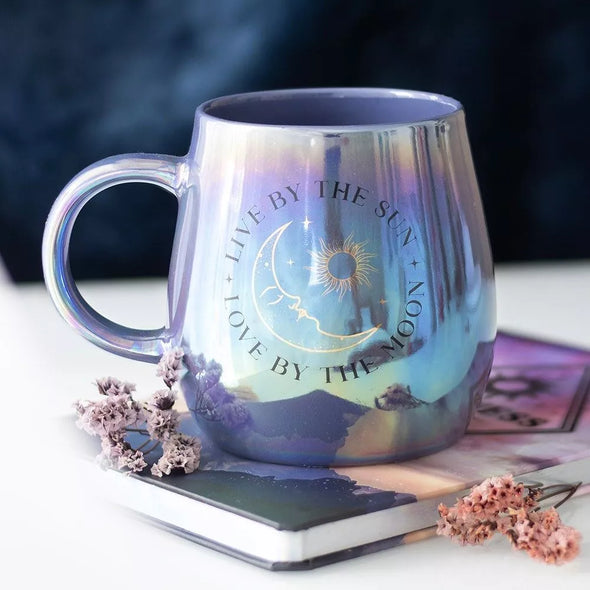 Taza Iridiscente Luna