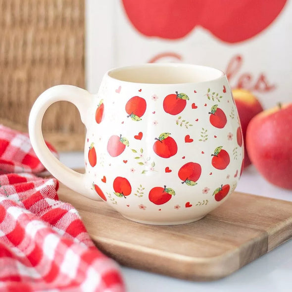 Taza Estampado de Manzana 550ml