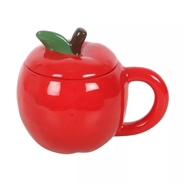 Taza Manzana Roja con tapa 550ml