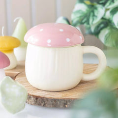 Taza Seta Rosa con tapa 350ml