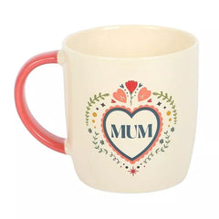 Taza "Mum" Corazón Folk