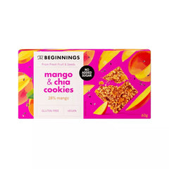 Galletas Sin Gluten y Veganas de Mango y Chía RAW