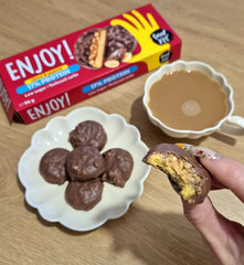 Galletas Proteicas de Cacahuete y Chocolate