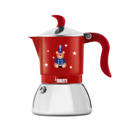 Cafetera Moka/Italiana Joyfull Christmas Roja 2 tazas