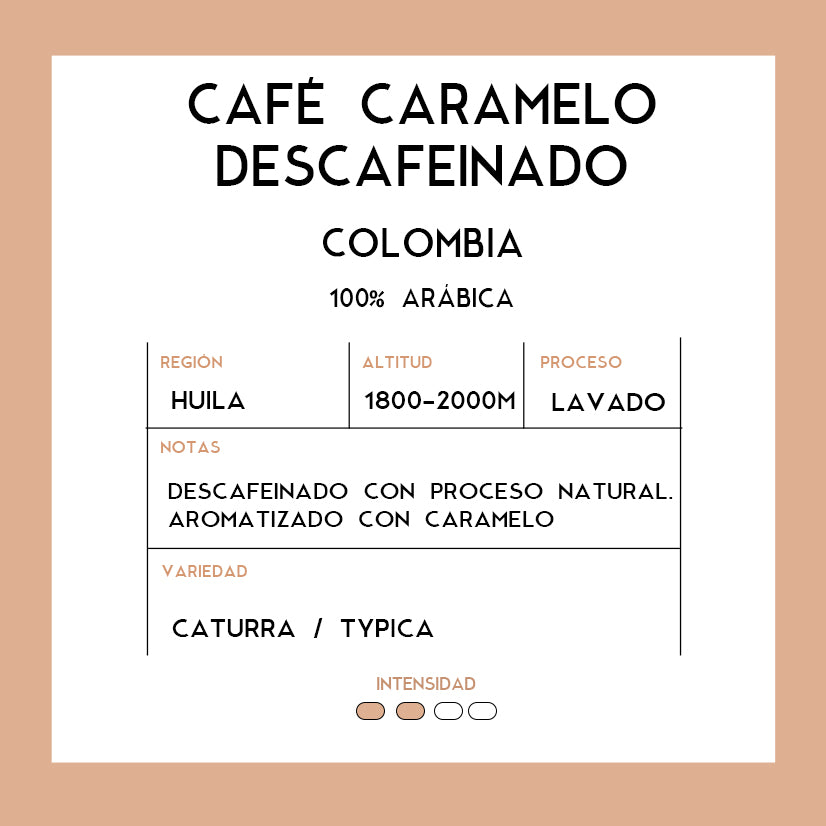 Café Descafeinado Caramelo