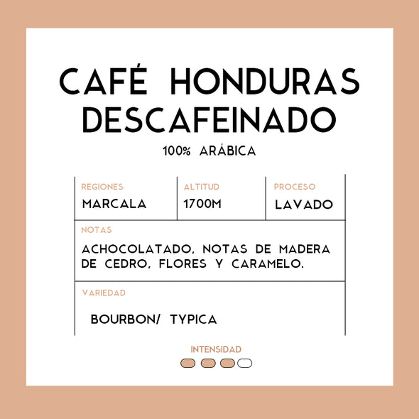 Café Descafeinado Honduras