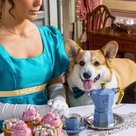 Moka Express Bialetti Bridgerton - 3 Tazze, Alluminio, Design Limited Edition - Foto 5