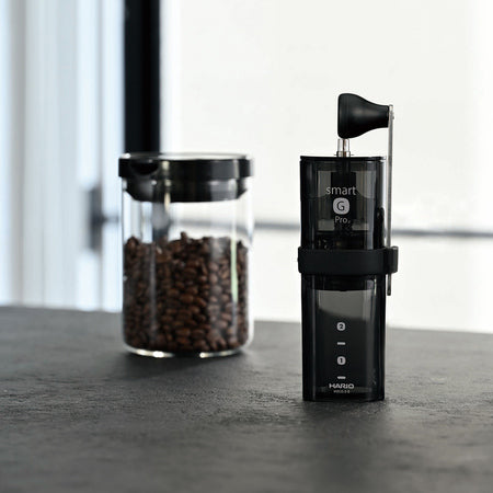 Hario - Smart G PRO Coffee Mill Transparent Black