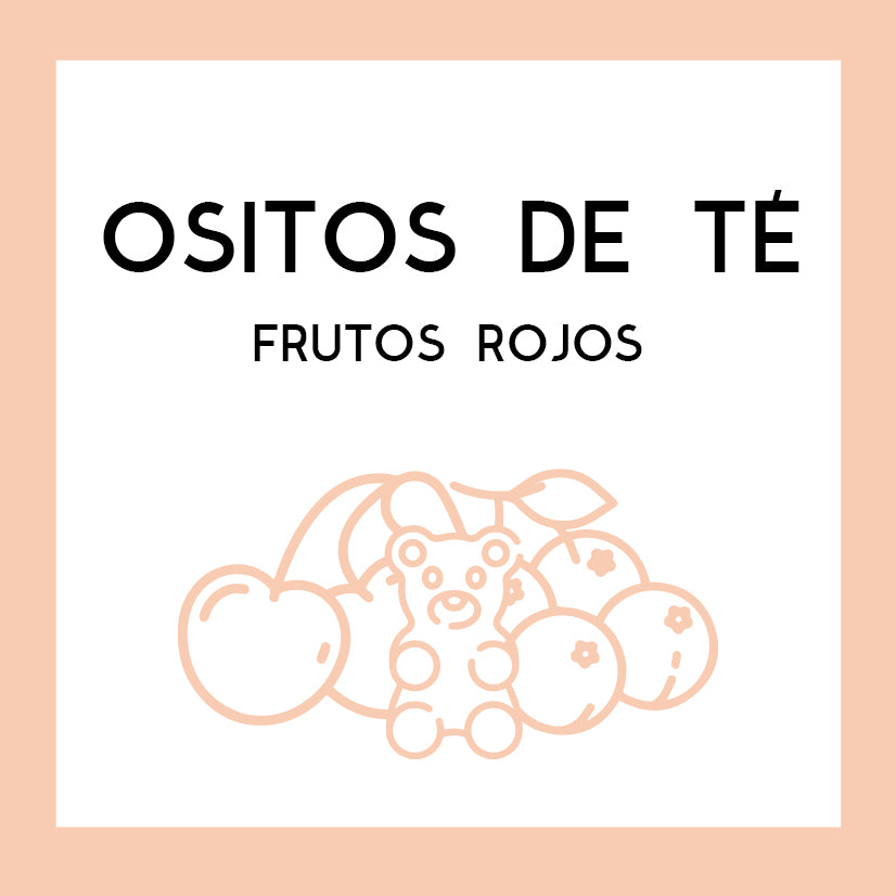 Ositos de Té - Frutos Rojos - 100g