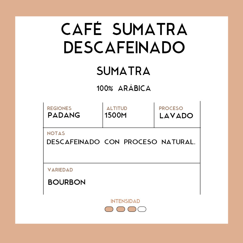 Café Descafeinado Sumatra