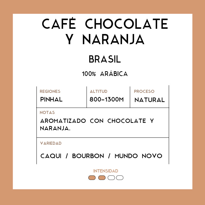 Café Aroma Chocolate y Naranja