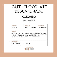 Café Descafeinado Chocolate