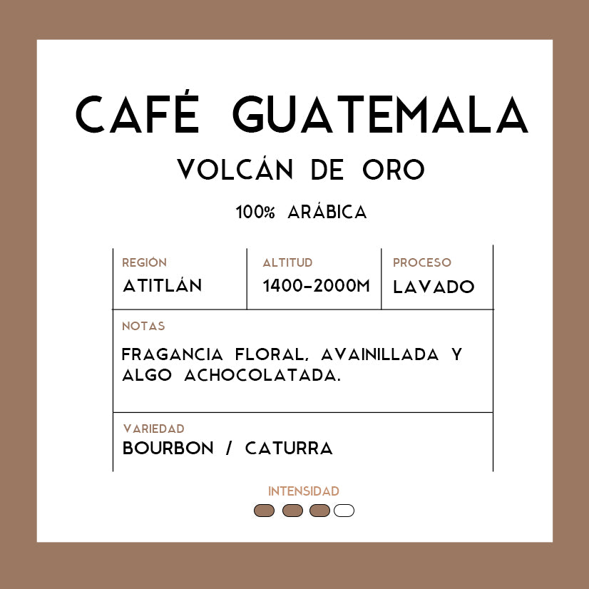 Café Guatemala Volcán de Oro