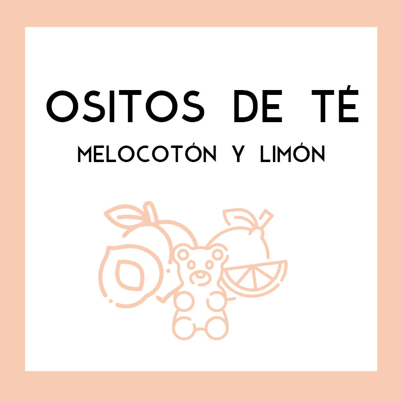 Ositos de Té - Melocotón y Limón - 100g