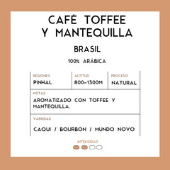 Café Aroma Toffee y Mantequilla